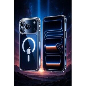 iPhone 17 Clear MagSafe Case Shockproof Heavy Duty With Privacy Screen